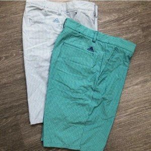 Lot of Adidas Checkered Golf Shorts S-34.